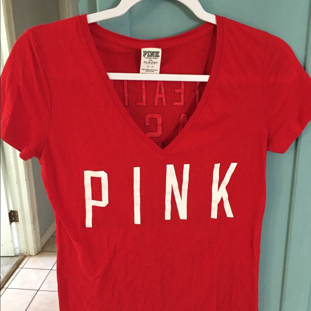 Victoria’s Secret red tee